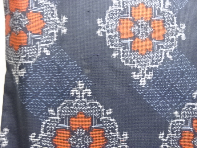  華紋織り出し本場村山大島紬着物アンサンブル